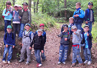 Schulanfängerfeier mit Übernachtung in der Waldschule Pausin Abschlussfest der Schulanfänger